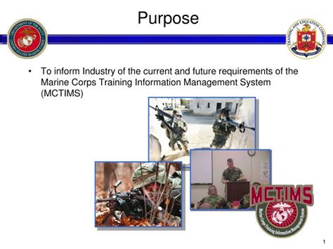 MARINE CORPS TRAINING INFORMATION MANAGEMENT .